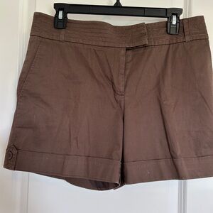 White House Black Market Brown Women's Bermudas